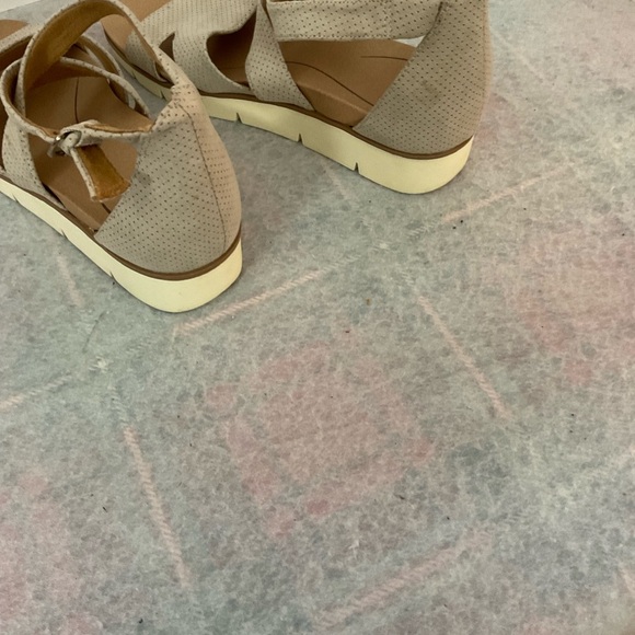 Dr. Scholl’s Good Karma Strappy Wedge Sandals Gray 8M - Picture 4 of 6